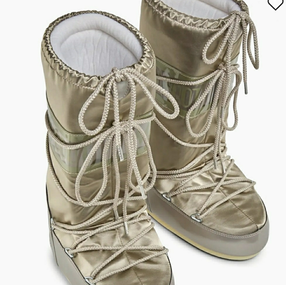 Moon Boots Icon Glance Metalic Platinum